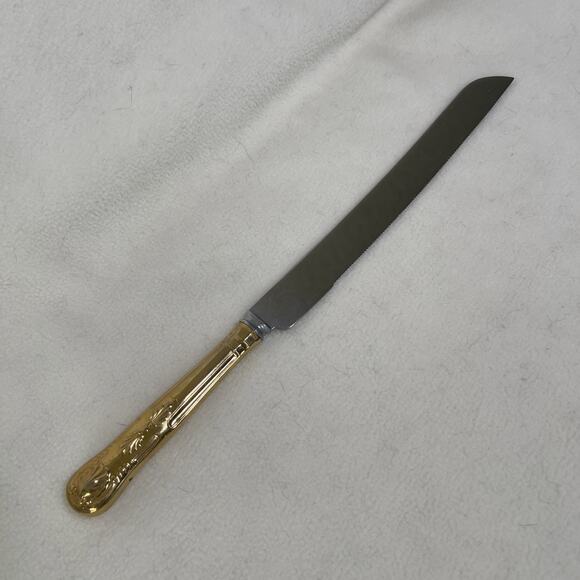 Vintage Sheffield England Treasure Masters Cake Server/ Carving Knife - Picture 1 of 5